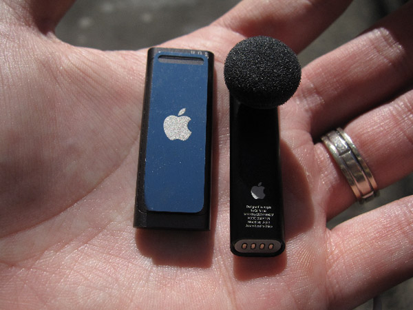 ipod shuffle 3g. naoczne iPod shuffle 3G vs